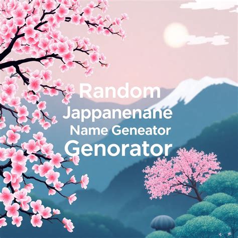 日本 取名|Random Japanese Name Generator